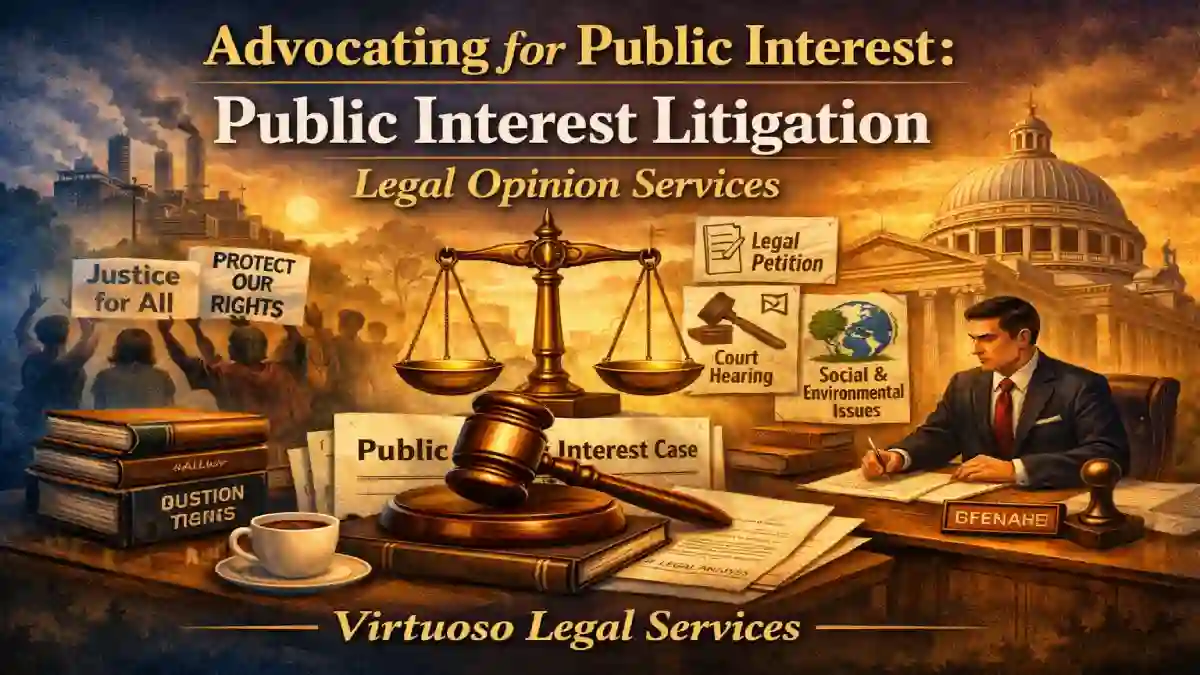 Advocating for Public Interest: Public Interest Litigation Legal Opinion Services