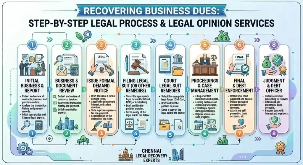 Recovering Business Dues: Recovery of Business Dues Legal Opinion Services