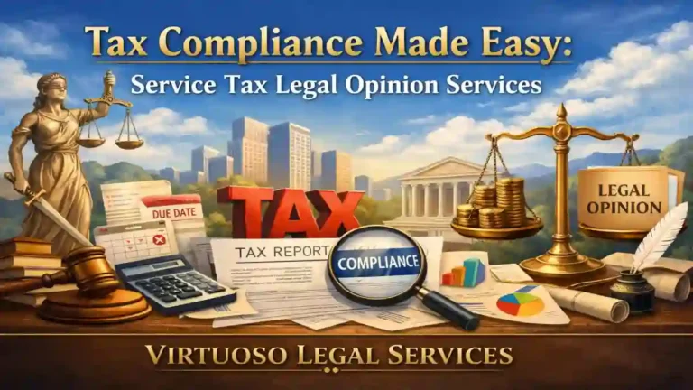 Tax Compliance Made Easy: Service Tax Legal Opinion Services