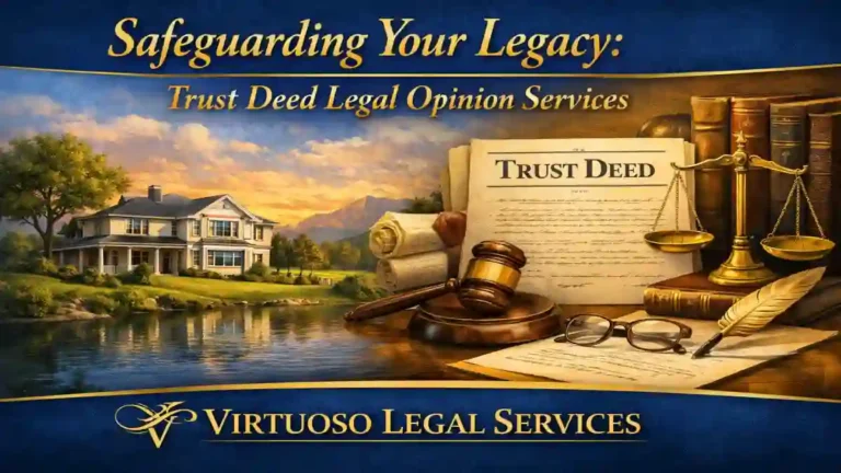 Safeguarding Your Legacy: Trust Deed Legal Opinion Services