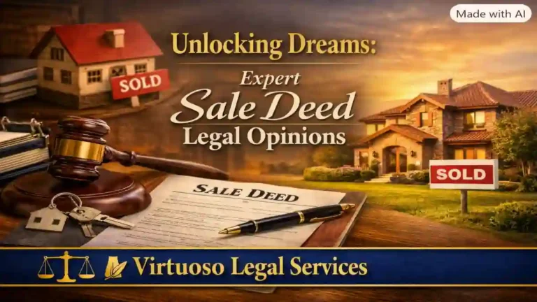 Unlocking Dreams: Expert Sale Deed Legal Opinions