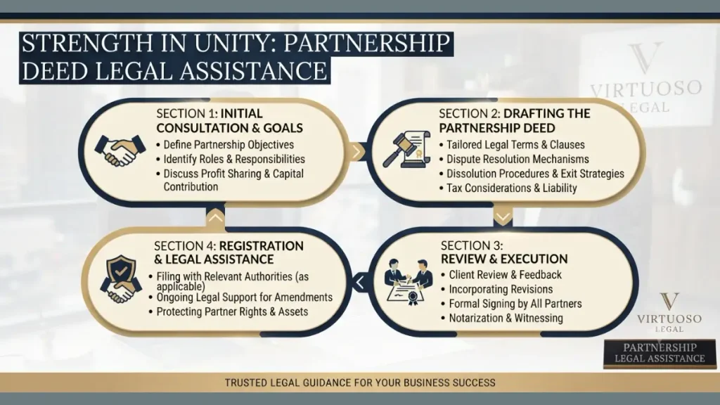_Strength in Unity_ Partnership Deed Legal Assistance_  - infographic image